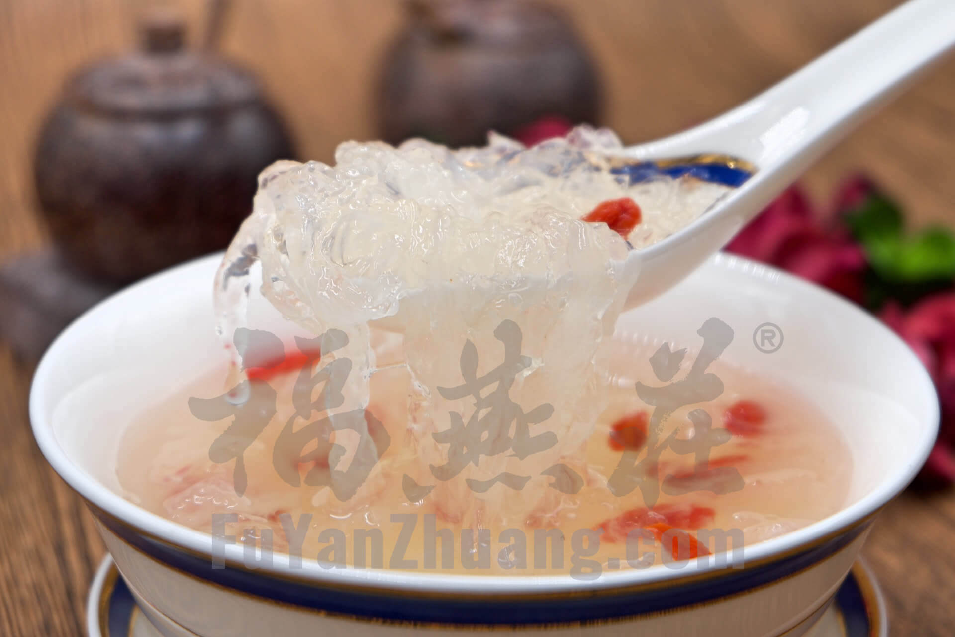新加坡福燕庄燕窝:炖煮后的燕窝