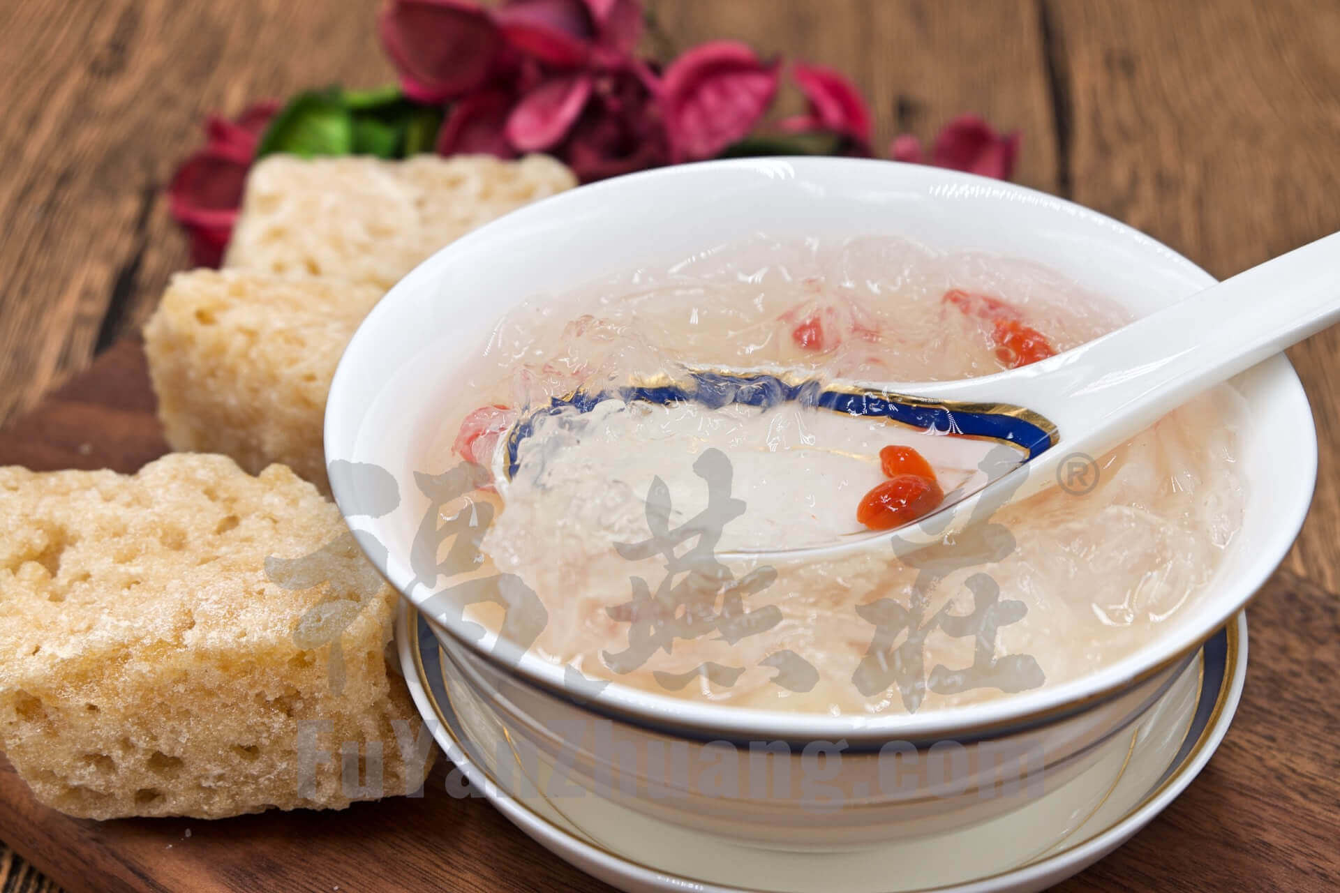 新加坡福燕庄燕窝:炖煮后的燕窝